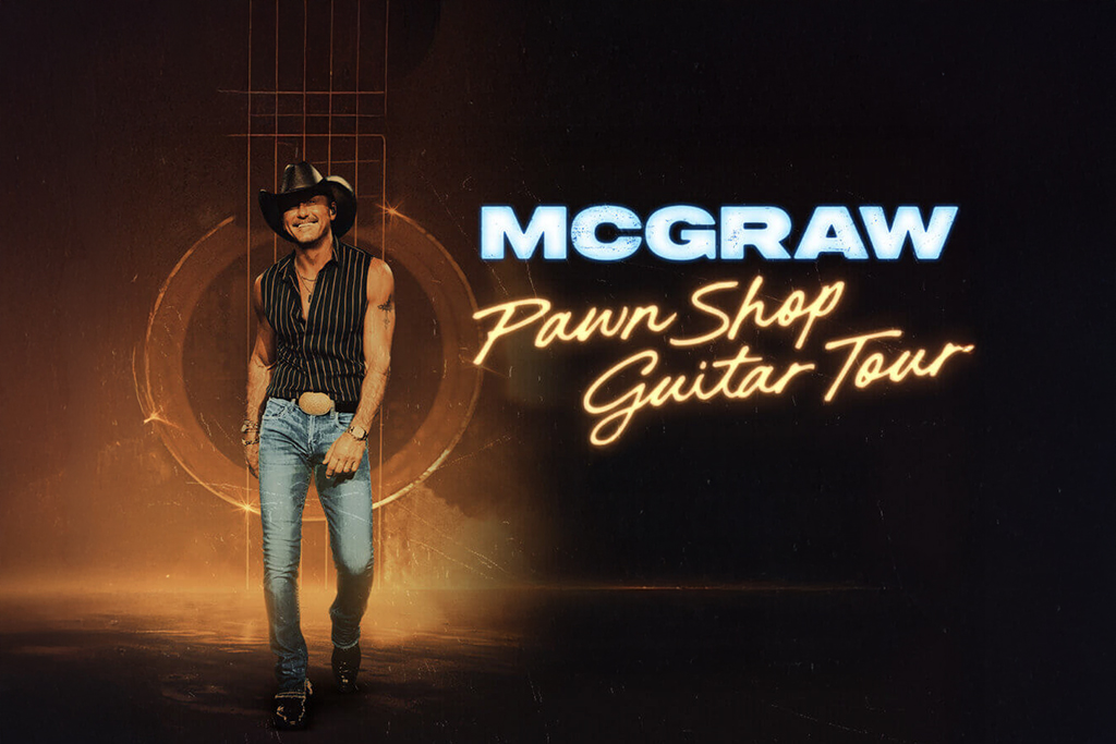 Tim McGraw Brings the Pawn Shop Guitar Tour 2026 to Coastal Credit Union Music Park at Walnut Creek in Raleigh August 7 2026 with 49 Winchester